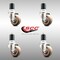 Service Caster 3 Inch 316SS High Temp Glass Filled Nylon 1-3/4 Inch Expanding Stem Caster Set SCC-SS316EX20S314-GFNSHT-134-4 - alternate 2